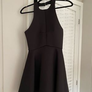 urban outfitters black cutout dress
